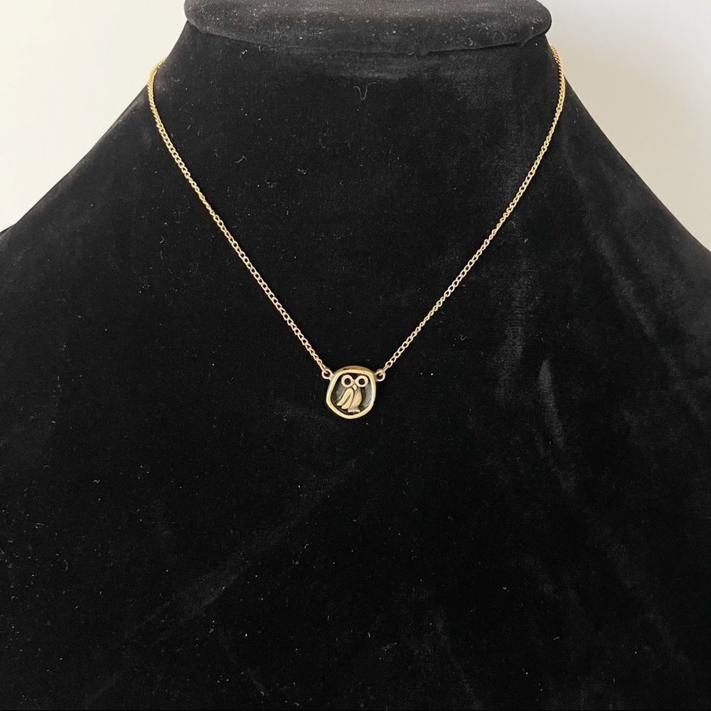 Vintage Donley Owl pendant Necklace
